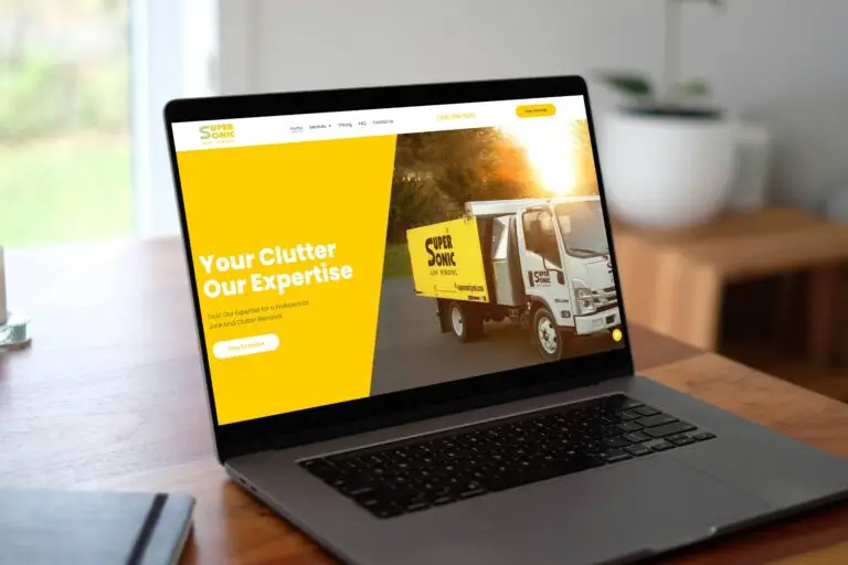 Blog 13 Free MacBook Pro on Wooden Desk Mockup