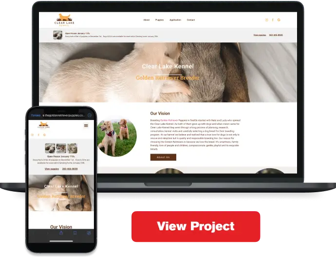 Clear Lake Kennel Website Development